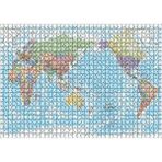 Cakapuzzle Modern ve Güncel Dünya Haritası 120 Parça Ahşap Puzzle