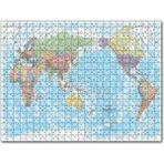 Cakapuzzle Modern ve Güncel Dünya Haritası 120 Parça Puzzle