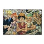 Cakapuzzle Monkey D Luffy Anime Karakterler 120 Parça Ahşap Puzzle