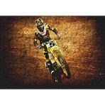 Cakapuzzle Motokros Vintage Tarzı Görsel 120 Parça Ahşap Puzzle