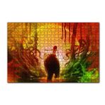 Cakapuzzle Mowgli Orman Çocuğu ve Ayı Görsel 120 Parça Ahşap Puzzle