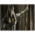 Cakapuzzle Muhteşem Kaslarıyla Anubis ve Asası Mdf 120 Parça Puzzle