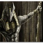 Cakapuzzle Muhteşem Kaslarıyla Anubis ve Asası Mdf 500 Parça Puzzle