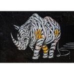 Cakapuzzle Mumya Gergedan Duvar Boyama 120 Parça Ahşap Puzzle