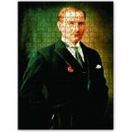 Cakapuzzle Mustafa Kemal Atatürk Portre 500 Parça Puzzle