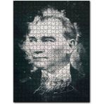 Cakapuzzle Mustafa Kemal Atatürk Portresi ve Imzası Görseli 255 Parça Puzzle
