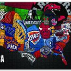 Cakapuzzle Nba Takım Logoları Ahşap 255 Parça Puzzle