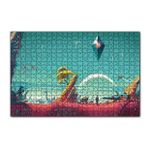 Cakapuzzle No Mans Sky Medeniyet Kompozisyon 120 Parça Ahşap Puzzle