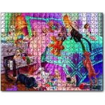 Cakapuzzle Odasında Sevimli Yavru Köpekler Ahşap 1000 Parça Puzzle