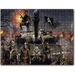 Cakapuzzle Ölüler Ordusu Tank Taburu Mdf 120 Parça Puzzle