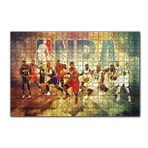 Cakapuzzle Oyuncuları Ve Basket Topları 120 Parça Ahşap Puzzle