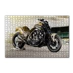 Cakapuzzle Özel Max Yamaha Siyah Sarı Görsel 120 Parça Ahşap Puzzle