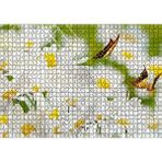 Cakapuzzle Papatyalar ve İki Küçük Kelebek 120 Parça Ahşap Puzzle