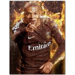 Cakapuzzle Paris Saint Germain Forma Mbappe ve Alevler Mdf 120 Parça Puzzle