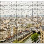 Cakapuzzle Paris Şehri Sen Nehri Eyfel Kulesi Görseli Mdf 120 Parça Puzzle