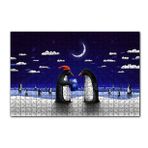 Cakapuzzle Penguenler Yılbaşı Hediyesi Denizanası 120 Parça Ahşap Puzzle