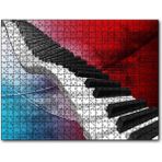 Cakapuzzle Piyano Tuşları ve Notalar Mdf 1000 Parça Puzzle