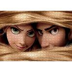 Cakapuzzle Rapunzel Ve Prens Saçların Arasında 120 Parça Ahşap Puzzle