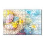 Cakapuzzle Rengarenk Boyalı Süslü Sürpriz Yumurtalar 120 Parça Ahşap Puzzle