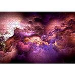 Cakapuzzle Rengarenk Fantastik Bulutlar İllüstrasyon 120 Parça Ahşap Puzzle