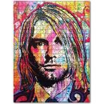 Cakapuzzle Retro Kurt Cobain Desenli Görsel 255 Parça Puzzle