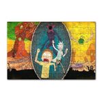 Cakapuzzle Rick ve Morty Bitmeyen Kaçış 120 Parça Ahşap Puzzle
