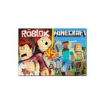 Cakapuzzle Roblox ve Minecraft Çizgi Film Görseli 500 Parça Puzzle