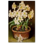 Cakapuzzle Saksıda Soğanlı Çiçekler Resmi Ahşap 255 Parça Puzzle