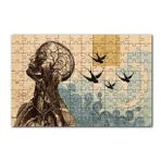 Cakapuzzle Sanatsal Anatomi 120 Parça Ahşap Puzzle