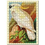 Cakapuzzle Sarı Tepeli Kakadu Kuş Görseli Mdf 255 Parça Puzzle