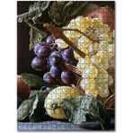 Cakapuzzle Sarı ve Siyah Üzümler Limon ve Elma 120 Parça Puzzle
