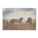 Cakapuzzle Savanada Av Hazırlığındaki Çitalar 120 Parça Ahşap Puzzle