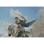 Cakapuzzle Savaş Şovalye At Görseli 120 Parça Ahşap Puzzle