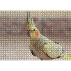 Cakapuzzle Sevimli Sarı Kakadu Papağanı 120 Parça Ahşap Puzzle