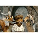 Cakapuzzle Sincap Scrat İle Fındık Toplamaca Görseli 120 Parça Ahşap Puzzle