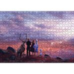 Cakapuzzle Sisli Ovaya Bakan Elsa ve Arkadaşları 120 Parça Ahşap Puzzle