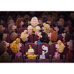Cakapuzzle Snoopy ve Arkadaşları Sinemada 120 Parça Ahşap Puzzle