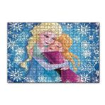 Cakapuzzle Sonsuza Kadar Elsa Ve Anna Kız Kardeşler Görseli 120 Parça Ahşap Puzzle