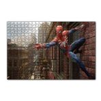 Cakapuzzle Spider Man Duvardan Ağ Atıyor 120 Parça Ahşap Puzzle