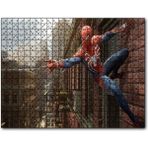 Cakapuzzle Spider Man Duvardan Ağ Atıyor Mdf 500 Parça Puzzle