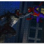 Cakapuzzle Spiderman Vs Venom Artwork Mdf 120 Parça Puzzle