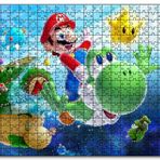 Cakapuzzle Super Mario Karakterleri Gökyüzünde Mdf 500 Parça Puzzle