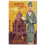 Cakapuzzle Taç Mahal Seyhat Afişi Görseli Ahşap 1000 Parça Puzzle