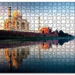 Cakapuzzle Tac Mahal ve Durgun Sudaki Aksi Mdf 120 Parça Puzzle