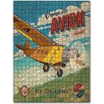 Cakapuzzle Tek Kanatlı Tek Motorlu Uçak Görseli 255 Parça Puzzle