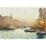 Cakapuzzle Tekne Şehir Manzara 120 Parça Ahşap Puzzle