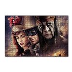 Cakapuzzle The Lone Ranger Filmi Görseli 120 Parça Ahşap Puzzle