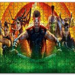Cakapuzzle Thor Ragnarok Tüm Kahramanlar Mdf 120 Parça Puzzle