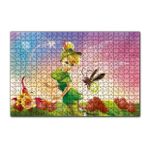 Cakapuzzle Tinkerbell Ve Arı Disney Prenses 120 Parça Ahşap Puzzle
