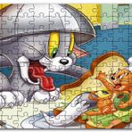 Cakapuzzle Tom ve Jerry Kovalayan Oyunlar Ev Mdf 500 Parça Puzzle